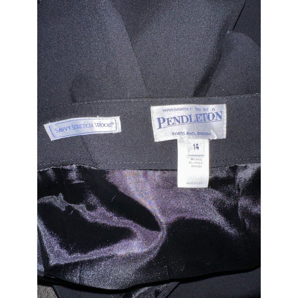 Pendleton Savvy Stretch Fully Lined Wool Skirt Si… - image 5